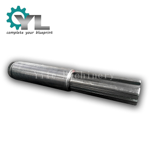 သံမဏိစက်ရုံ Rectangular Spline Threaded Bar Shaft