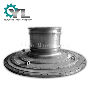 Customized Cement Plant Lime Rotary Kiln Feeding Hole End Grey Iron Cast Cover