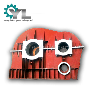Steel Plate Welding Structure Gearbox Cover Housing 