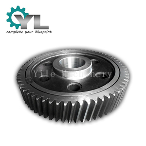 Pagmimina Industrial Reducer Gearbox Carbon Steel C45 Forging Straight Tooth Gear Wheel