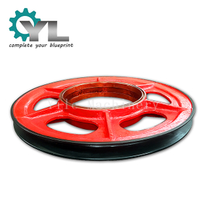 ការជីកយករ៉ែ Excavator Lifting Drive Rope Pulley Block