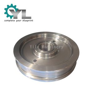 စိတ်ကြိုက် Casting Forging Steel အကြီးစား အချင်း မောင်းနှင်နိုင်သော Crane Wheel