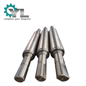 Precision Alloy Steel Machining Mill Work Roller Back Up Steel Roll Roller Shaft