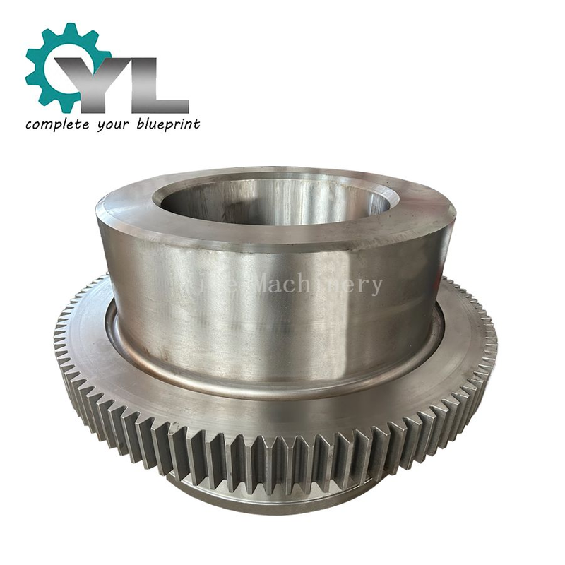 چرخ دنده به شکل درام سنگ شکن فلنج شافت میانی OEM