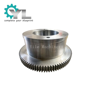 Heavy Casting Steel Wheel na may Shaft Bushing Gear