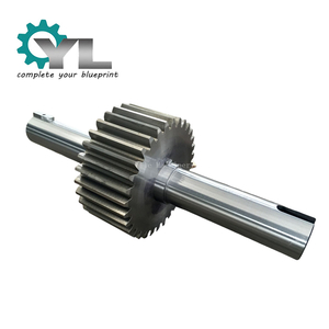 Custom na Disenyo Forging Steel Bevel Driven Gear Helical Shaft